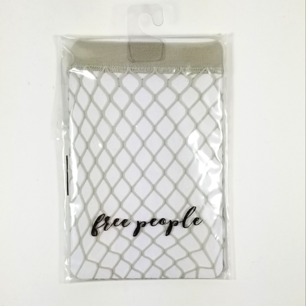 Free People Gray Fishnet Anklet Socks